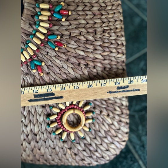 Oversized straw bag - Picture 12 of 14